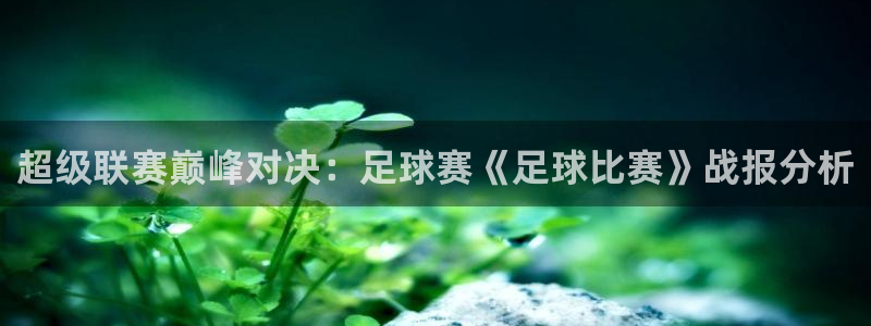 超级联赛巅峰对决：足球赛《足球比赛》战报分析