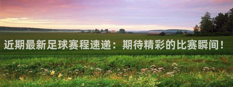  近期最新足球赛程速递：期待精彩的比赛瞬间！