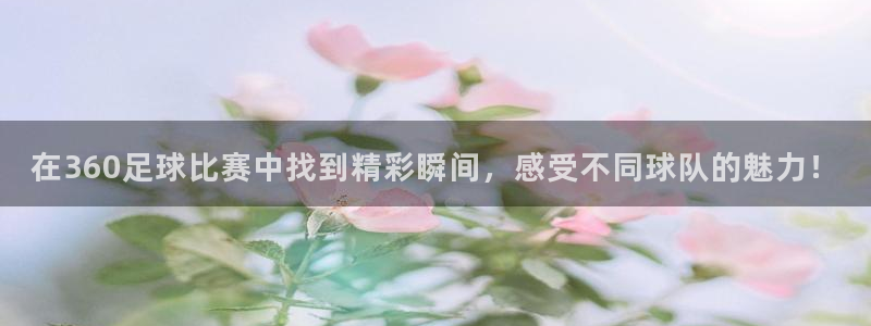 在360足球比赛中找到精彩瞬间，感受